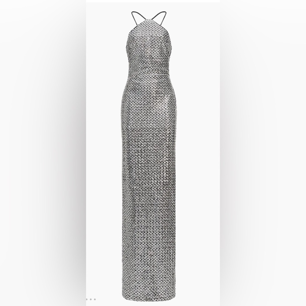 Halston Heritage Black  Backless Dress